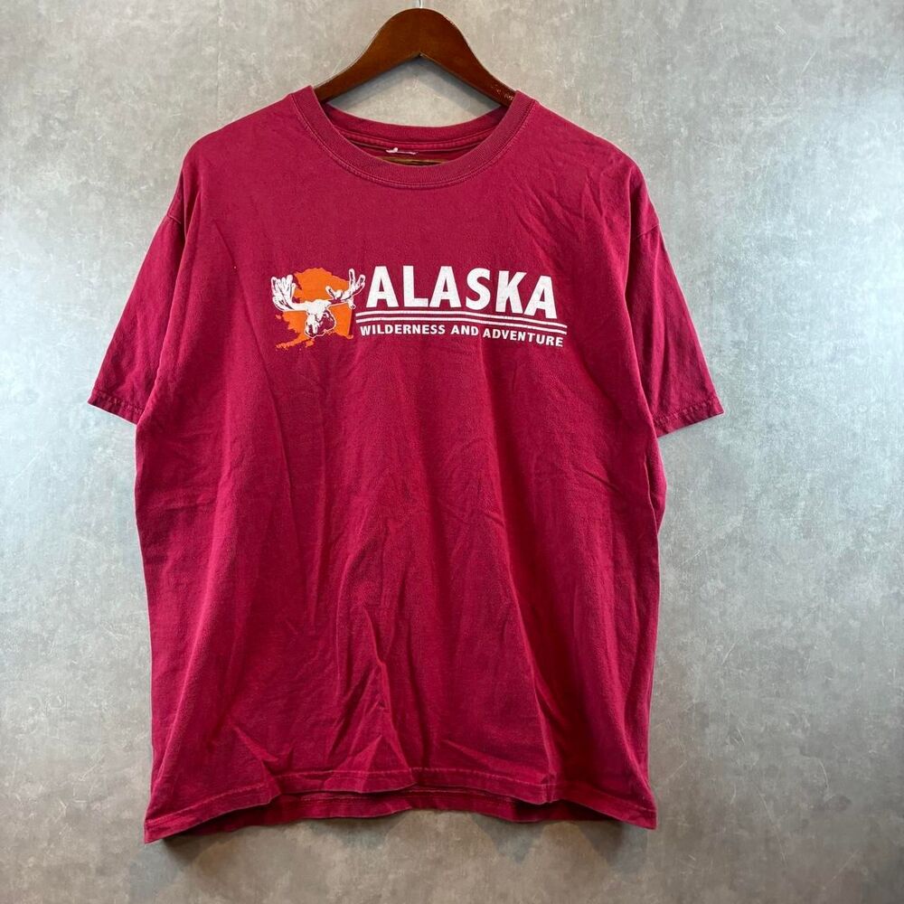 Unbranded Men's Burgundy and Red T-shirt